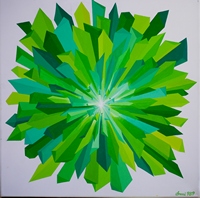 grüner Heilstrahl 21x21cm Fr. 9.90